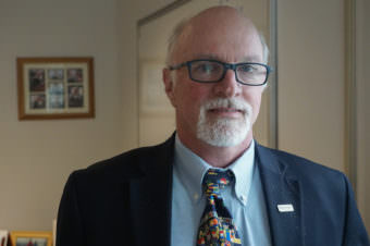 Juneau schools Superintendent Mark Miller in his office in Juneau on March 15, 2017.