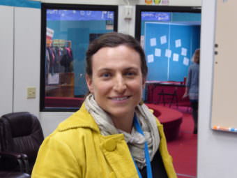 Kristy Dillingham, principal of Mendenhall River Community School on Thursday, Mar. 2, 2017.