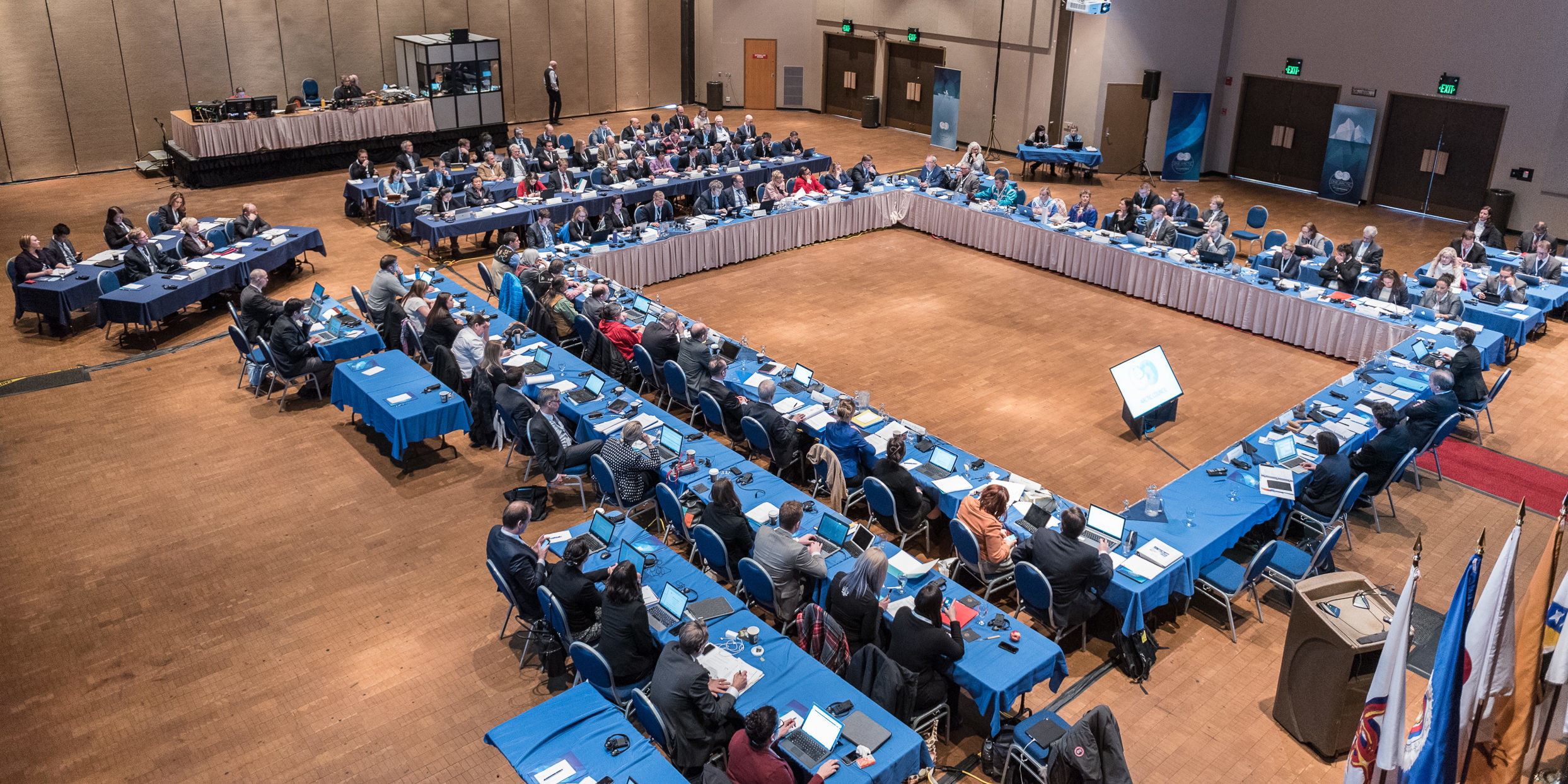 Arctic Council’s Senior Arctic Officials met in Juneau’s Centennial Hall in March 2017. (Photo courtesy of Linnea Nordström/Arctic Council Secretariat)