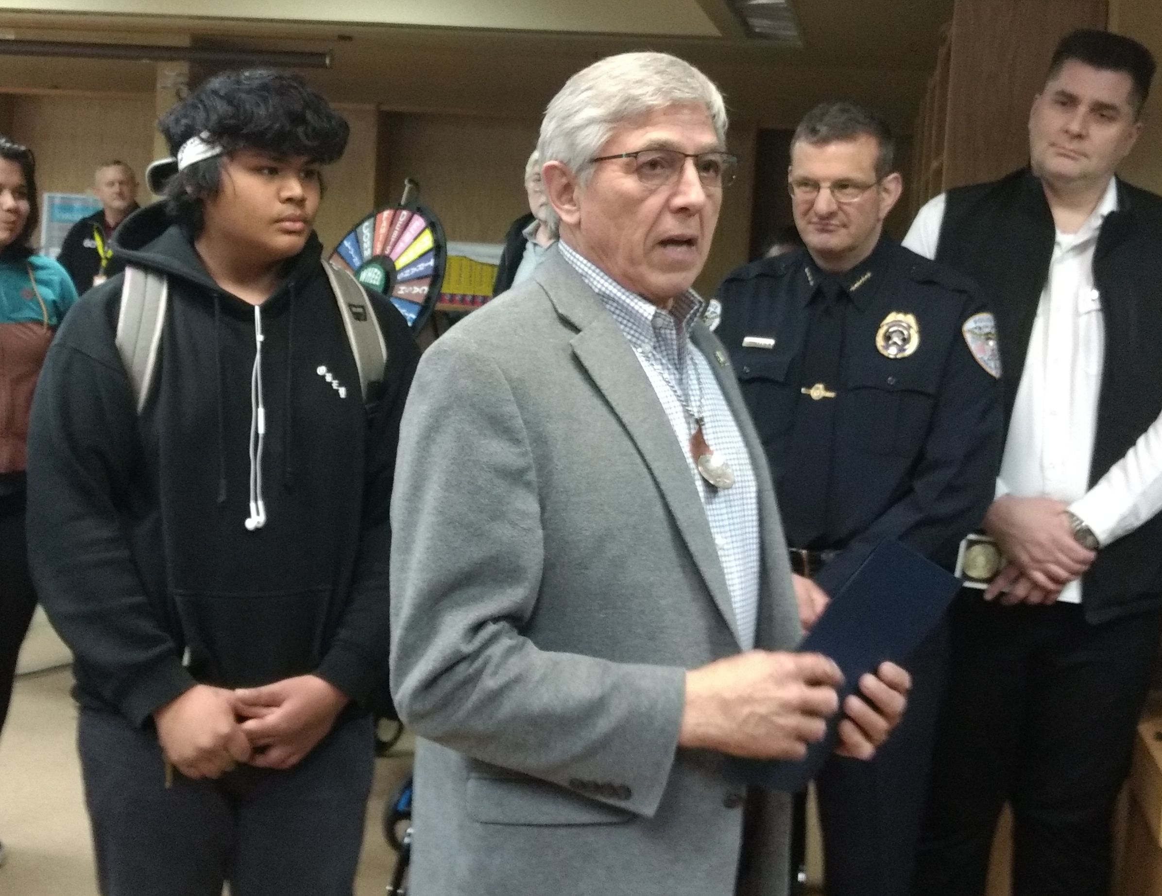 High school student honored for Gold Creek rescue