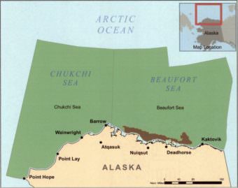 Map of Obama Arctic withdrawal area. (Map by Bureau of Ocean Energy Management)