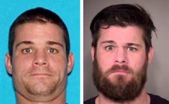 Juneau Police Department released these images of Joshua Levi Brown is sought in the stabbing of a 24-year-old victim along Thane Road on April 22 (Photos courtesy Juneau Police Department)