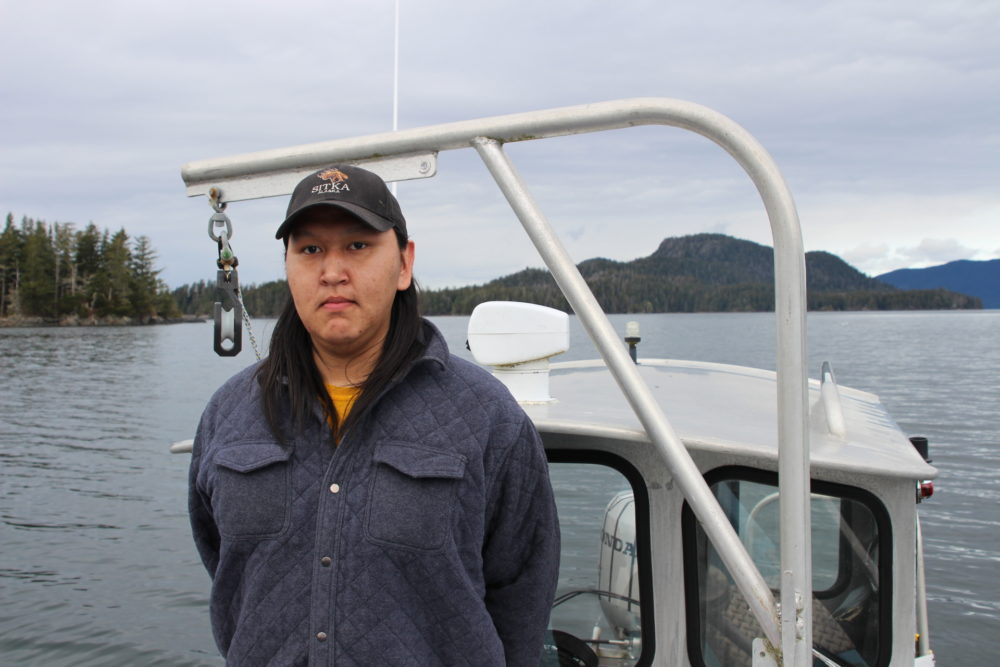 Leonty Williams grew up harvesting herring eggs. He says subsistence is in his blood. (Photo by Emily Russell/KCAW)