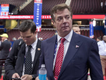 Ukrainian investigators are seeking to understand the extent of the ties Paul Manafort, shown here in July 2016, had with former Ukrainian President Viktor Yanukovych.