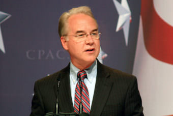 Tom Price speaks at the 2010 Conservative Political Action Conference. He was a Georgia Congressman at the time and is now Secretary of Health and Human Services in the Trump administration.