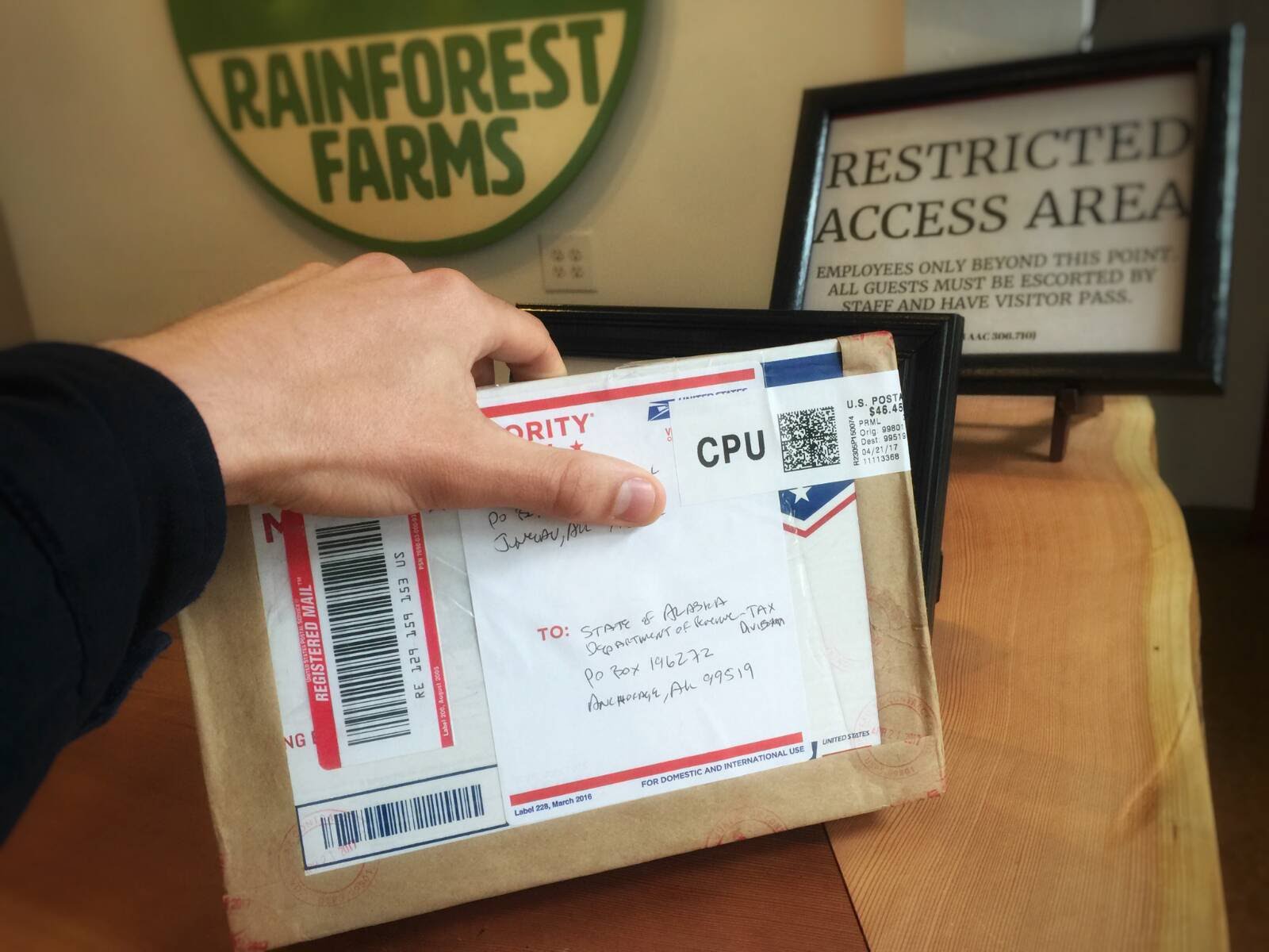 Return to sender: Juneau pot business blocked from mailing tax