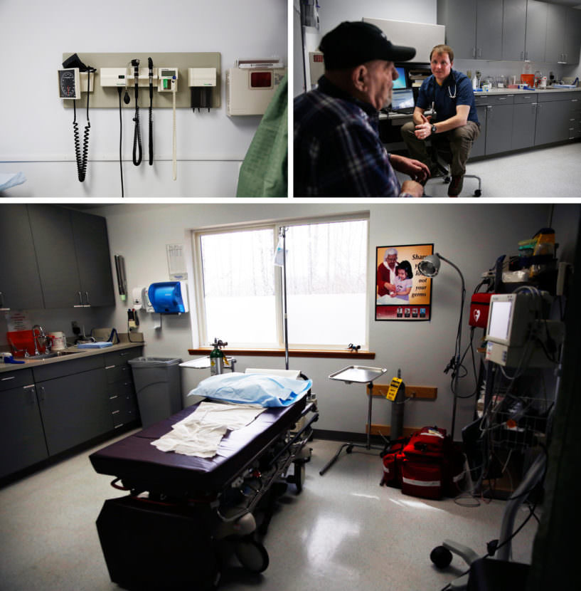 The Klukwan clinic is open on Tuesdays and Thursdays, and includes two exam rooms, a dental suite and a small lab for basic diagnostics. It's part of the Southeast Alaska Regional Health Consortium, or SEARHC.