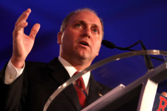Representative Steve Scalise speaking at the Republican Leadership Conference in New Orleans, Louisiana.