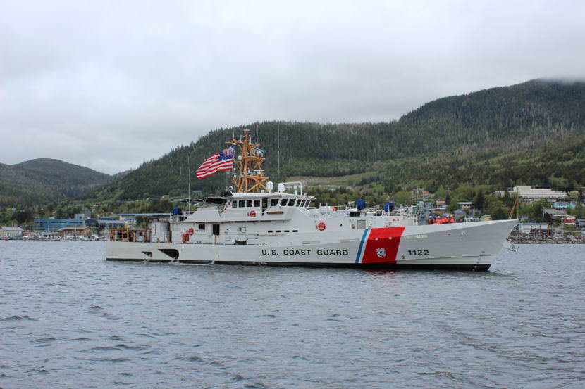 Here's a photo of the Coast Guard Cutter Bailey Barco pulls into its homeport of Ketchikan, Alaska, on May 12. The vessel and its crew completed a journey of 7,130 miles to reach Alaska from Key West, Fla. (Photo courtesy U.S. Coast Guard)