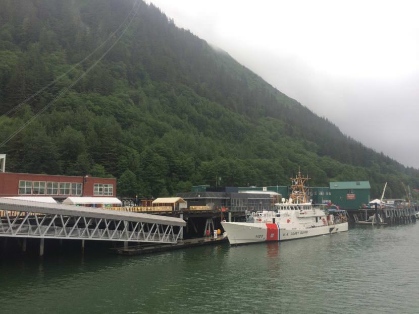 U.S. Coast Guard cutter Bailey Barco holds an open house following its commissioning in Juneau in June 2017.