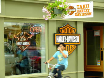 Taku Harley-Davidson on Franklin Street in downtown Juneau.
