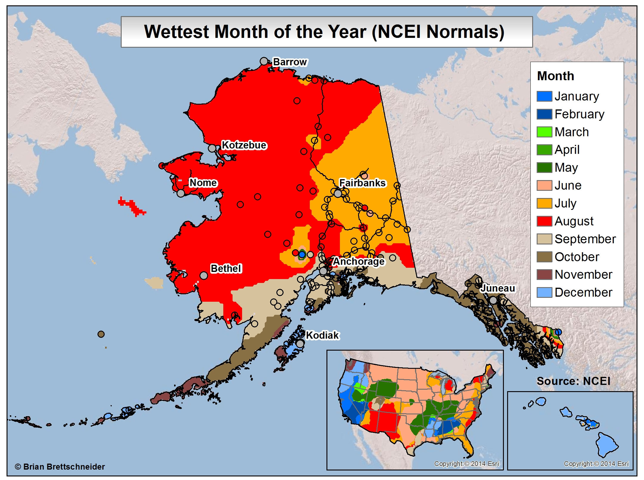 Ask a Climatologist August is Alaska s rainiest month