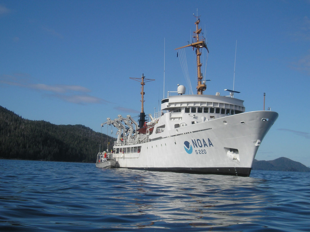 The NOAA Ship Fairweather in 2015. (Photo courtesy NOAA)