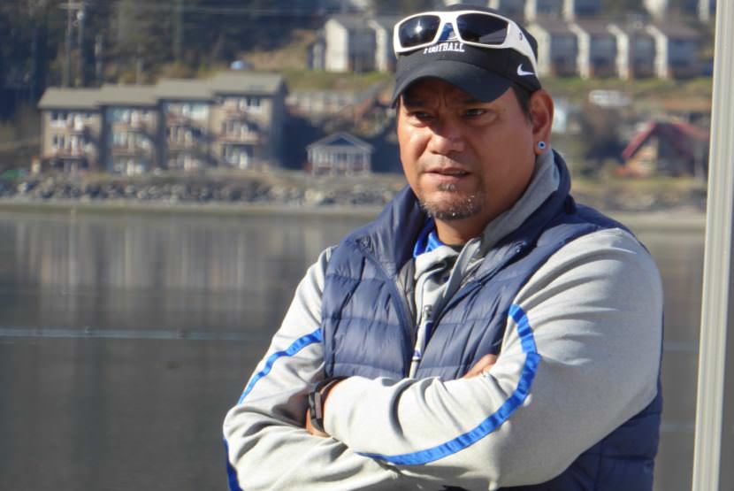 Thunder Mountain Coach Randy Quinto at the Juneau Maritime Festival on Saturday, May 6, 2017.