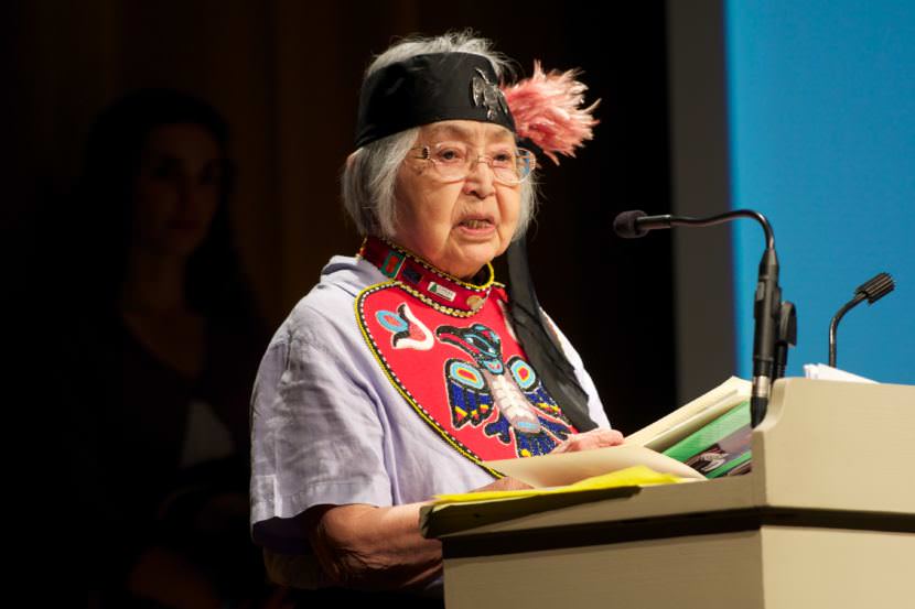 Nora Dauenhauer won an Ecotrust Indigenous Leadership Award in 2011.