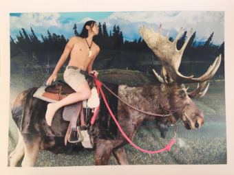 "Moose Rider" by Thomas Chung