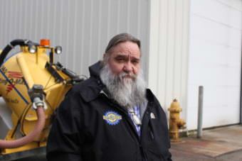 Jim Penor -- Juneau's solid waste coordinator (Photo by Elizabeth Jenkins/Alaska's Energy Desk)