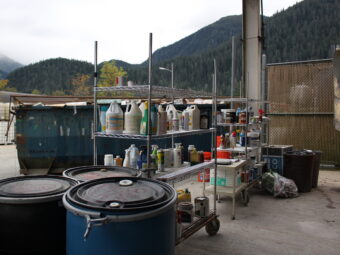 Juneau's hazardous waste facility (Photo by Elizabeth Jenkins/Alaska's Energy Desk)