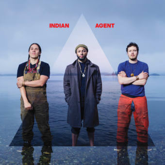Press photo for the band Indian Agent, featuring Nicholas Galanin, OC Notes, and Zach Wass for debut album "Meditations in the Key of Red" out Oct. 13, 2017. (Courtesy of the artist)
