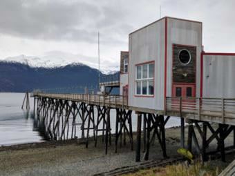 The Portage Cove dock the Chilkoot Indian Association is working to purchase from the Klukwan Inc. trust. (Photo by Berett Wilber/KHNS)