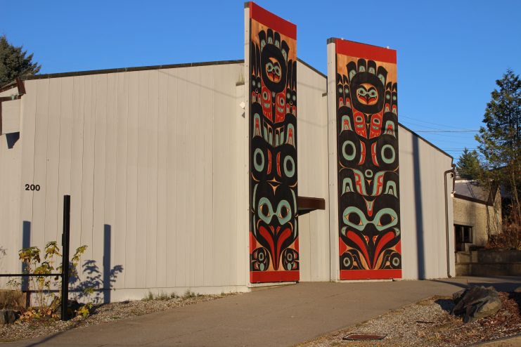 Sitka Tribe of Alaska’s Sheet’ka Kwaan Naa Kahidi building (Photo by KCAW)