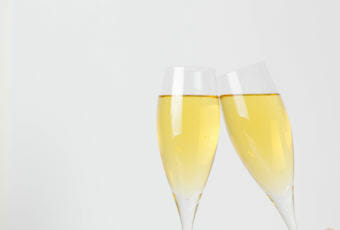 champagne flutes glasses cheers