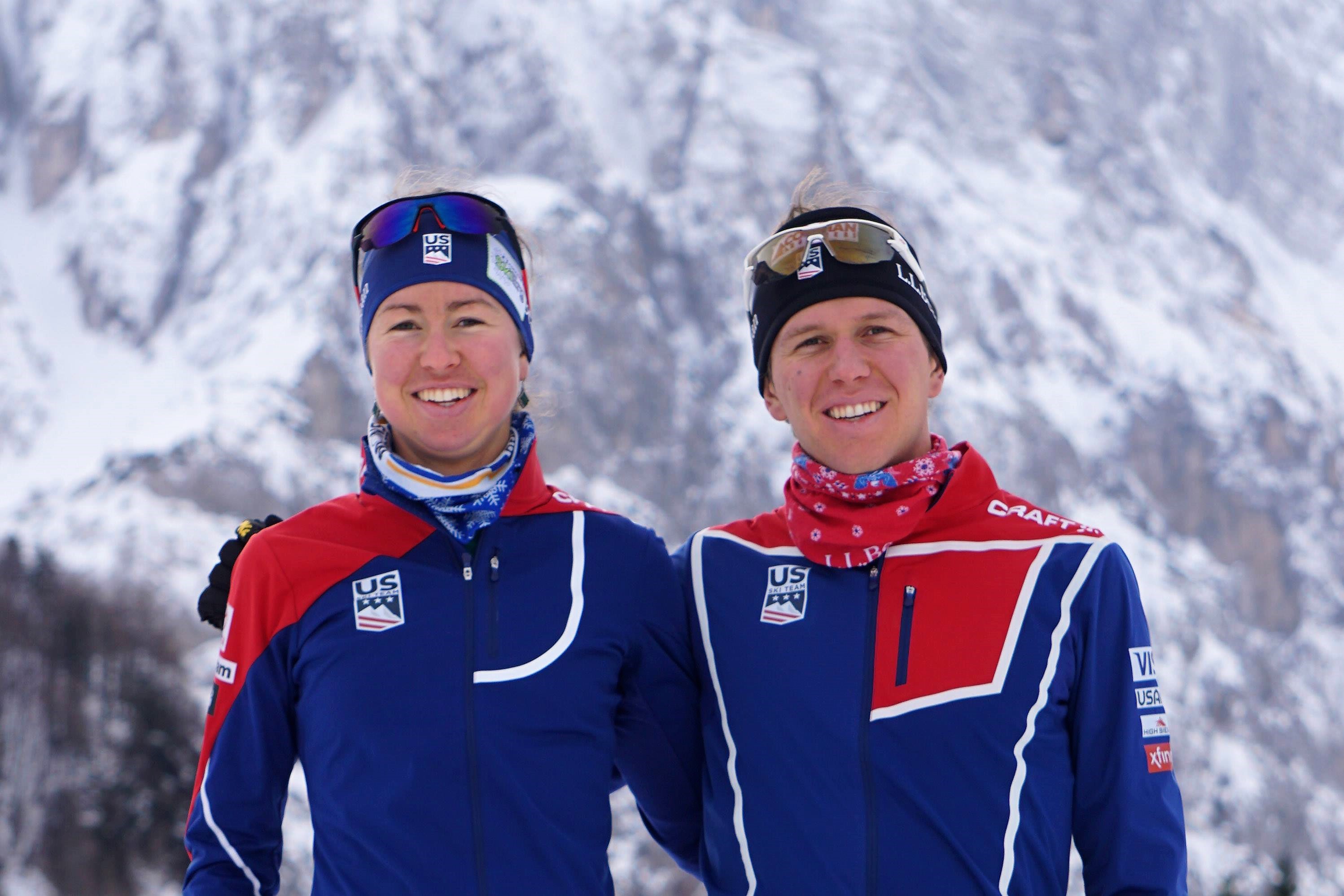 Caitlin and Scott Patterson were among the ten Alaskan athletes named to the U.S. Olympic cross-country ski team. (Photo courtesy Caitlin Patterson)