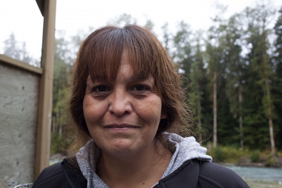 Mary Ann Enevoldsen, former chief councilor for the Homalco Nation, has encouraged her community to develop bear tourism as a new source of income and a way to reintroduce local youth to their cultural heritage. Photo by Irina Zhorov/PRI)