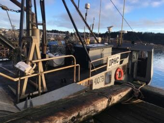Fishing vessel Kema Sue under commission to the International Pacific Halibut Commission for research. (Photo by Kayla Desroches / KMXT)