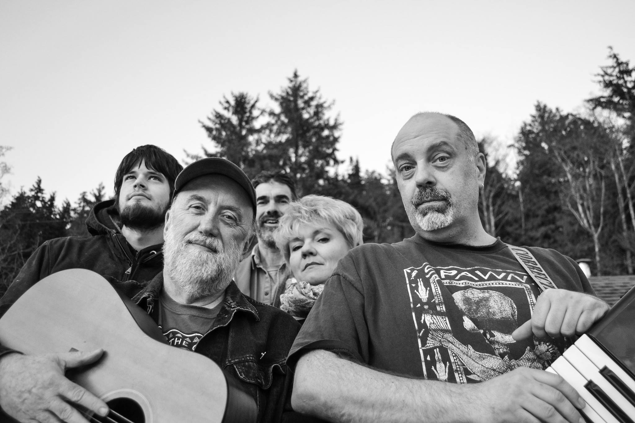 Ray Troll and the Ratfish Wranglers perform Thursday, Feb. 1 at 7:00 @360 and Friday, Feb. 2 at 7:00 at the JACC for the American Salmon Forest fundraiser. (Photo courtesy of the artist)