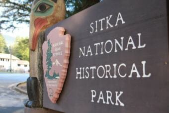 Sitka National Historical Park is home to the Tlingit fort site Shis’gi Noow and battleground, where the Kiks.adi Tlingit clashed with the Russian American Company in 1804. (Photo by Katherine Rose//KCAW/)