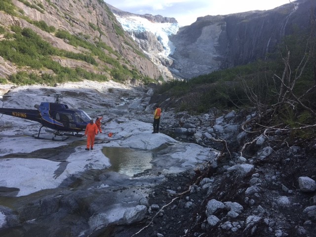 Cowee Creek channel scouring