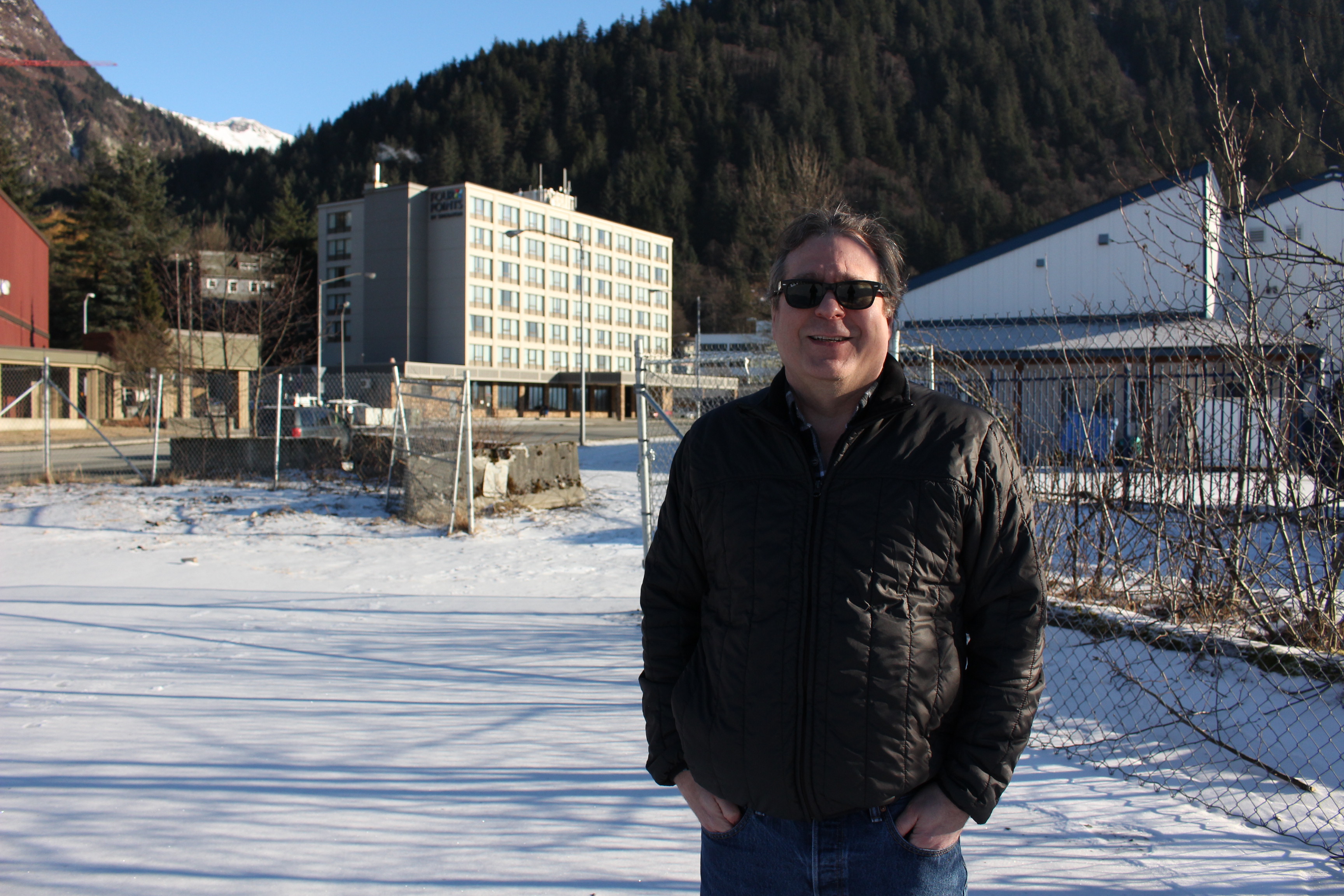 Duff Mitchell of Juneau Hydropower (Photo by Elizabeth Jenkins/Alaska's Energy Desk) 02/20/18