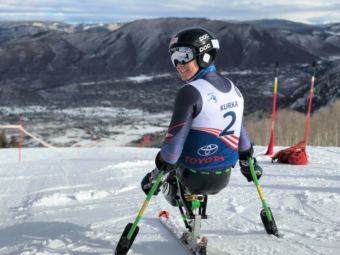 Andrew Kurka of Palmer won gold for men's downhill, sitting, in the Winter Paralympic Games in PyeongChang, South Korea, on March 10, 2018. It was the first medal ever for an Alaskan at the Winter Paralymic Games.