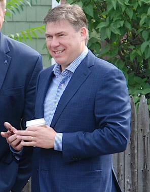 Consultant Mike Dubke, at a reception for Sen. Dan Sullivan in Cleveland during the Republican National Convention in 2016. (Photo courtesy Lawrence Ostrovsky)