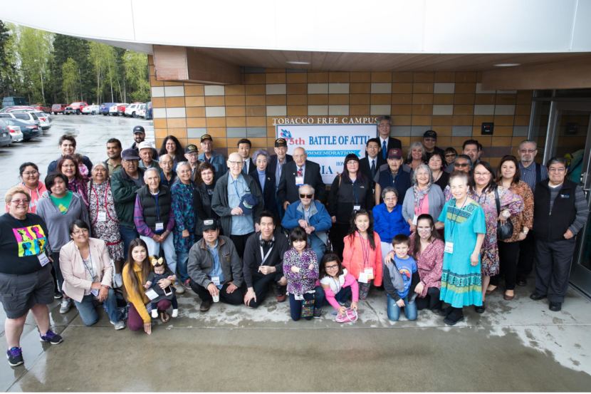 Aleutian veterans, Attuan survivors and descendants, and the families of Japanese soldiers gathered to commemorate the 75th Anniversary of the Battle of Attu in 2018.