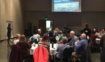 Educators and partners gather to discuss the STEPS initiative at Centennial Hall. Photo by Adelyn Baxter/KTOO).