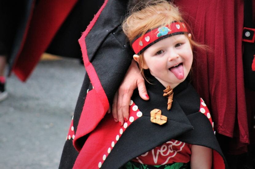 Celebration 2018 grand processional June 6, 2018, Juneau. (Photo by Adelyn Baxter)