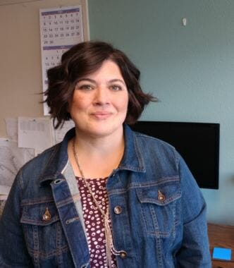 Jill Maclean poses for a picture in the City and Borough of Juneau's Community Development Department offices on June 5, 2018. Maclean's first day as head of the department was June 1.