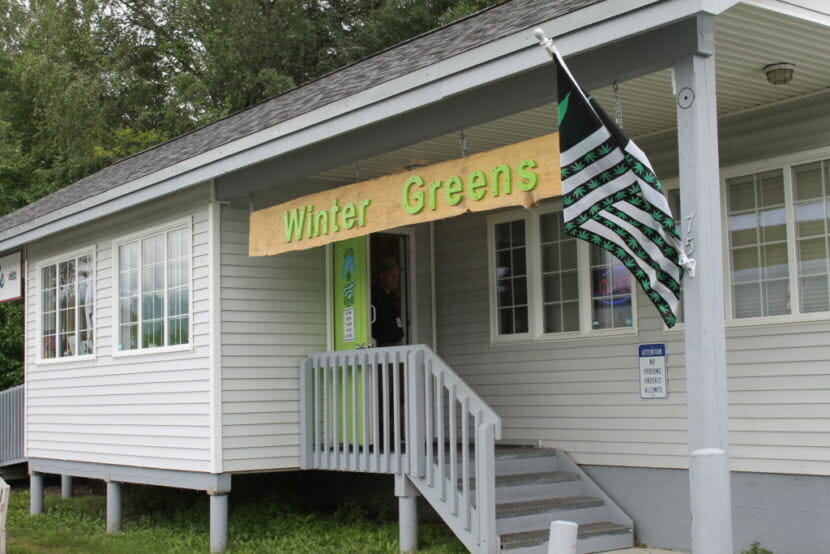 The Winter Greens store is located on Beach Road in Haines.