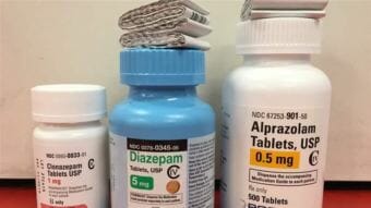 Clonazepam (traded as Klonopin), diazepam (Valium) and alprazolam (Xanax) are among the class of widely prescribed anti-anxiety medications known as benzodiazepines. Addiction treatment experts say teens are abusing the drugs and mixing them with opioids and alcohol. (Photo by Pew Charitable Trusts)