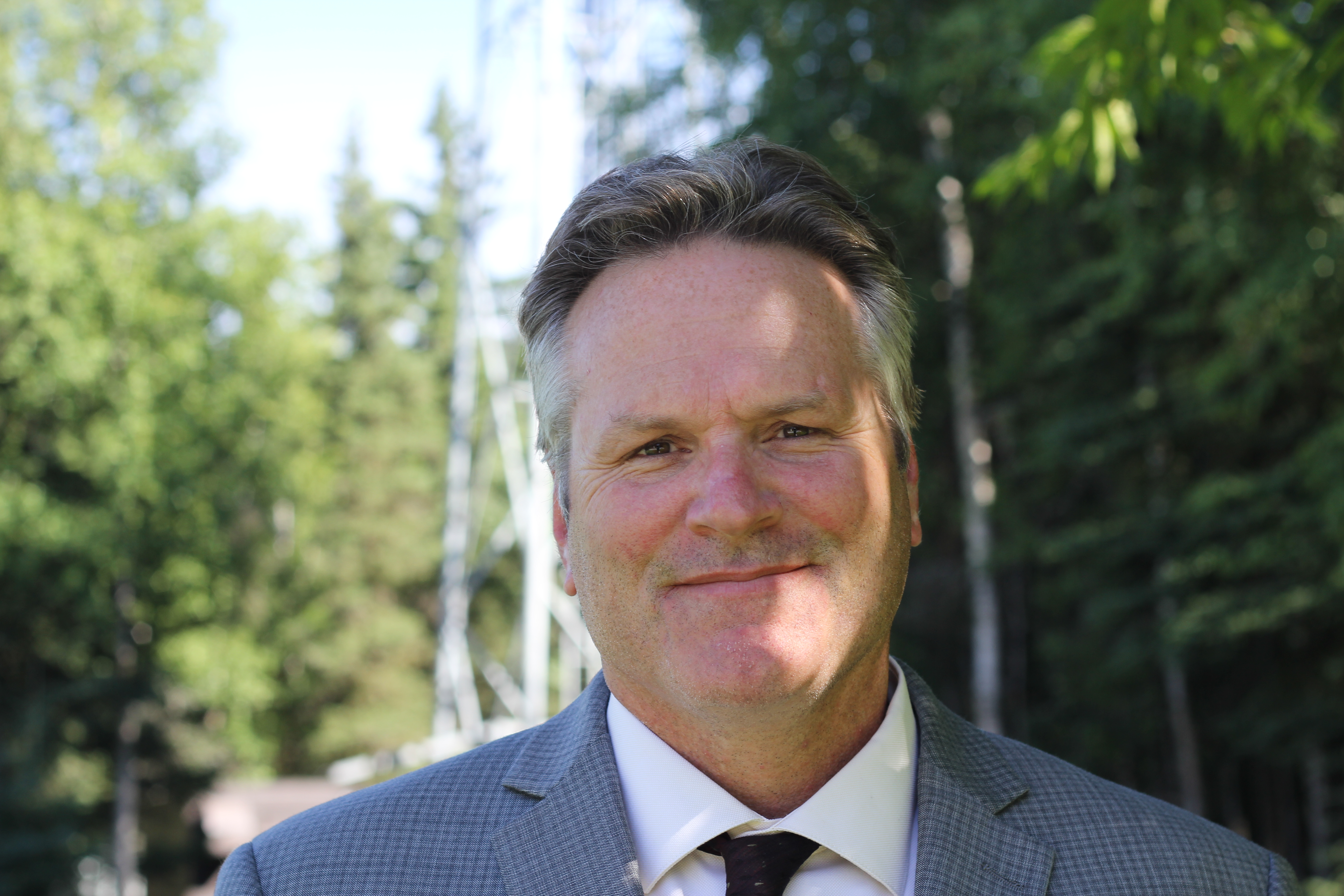 Former Wasilla state Sen. Mike Dunleavy is running to be the Republican nominee for Alaska's governor. (Photo by Wesley Early/Alaska Public Media)
