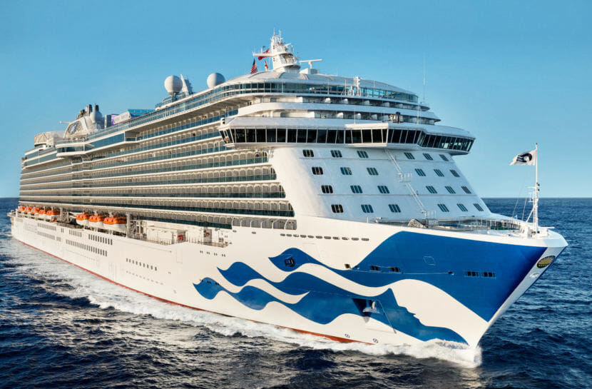 The Royal Princess is designed to carry about 4,900 passengers and crew members, making it one of the largest in the company's fleet. It will begin calling into Alaska ports in May 2019. (Photo courtesy of Princess Cruises)