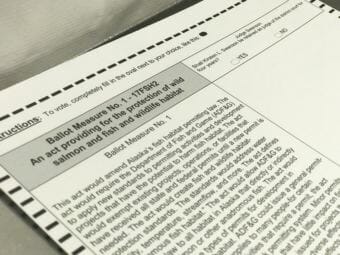Photo of 2018 general election ballot showing the text of Ballot Measure 1.