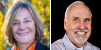Democrat Kathryn Dodge and Republican Bart LeBon are tied in the election for the Alaska House race to represent downtown Fairbanks. (Dodge photo courtesy of Kathryn Dodge and LeBon photo courtesy of Bart LeBon)