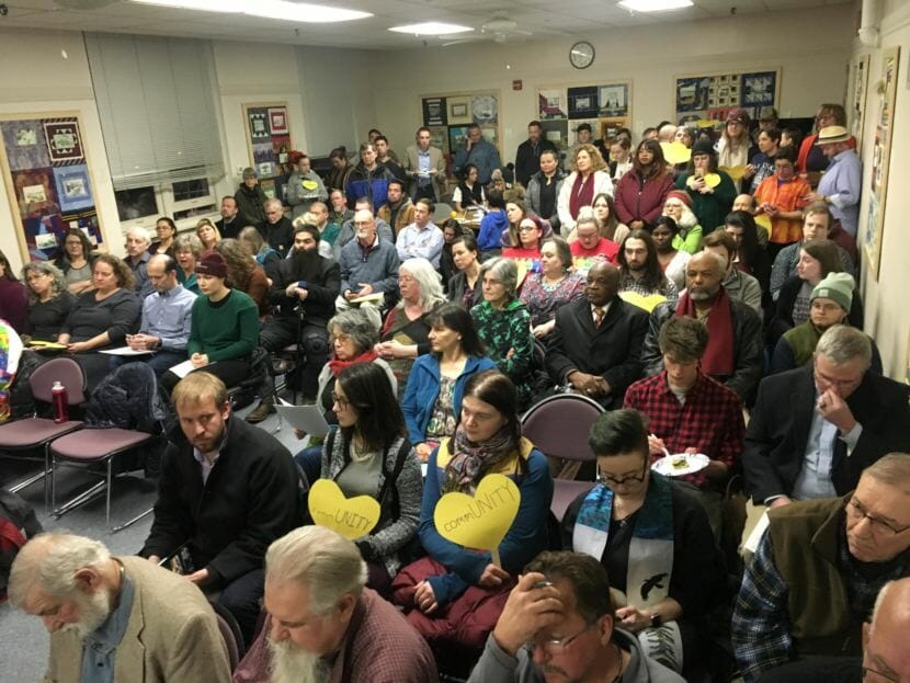 Opponents and advocates of the proposed anti-discrimination ordinance packed the City Council meeting chambers for Monday night’s public hearing.