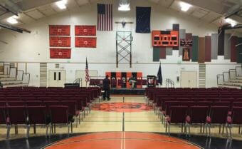 The gymnasium at Aqqaluk High and Noorvik Elementary School will host Gov.-elect Mike Dunleavy's swearing-in ceremony on Monday morning.