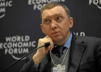 Oleg Deripaska, Russian billionaire, at the 2010 World Economic Forum.