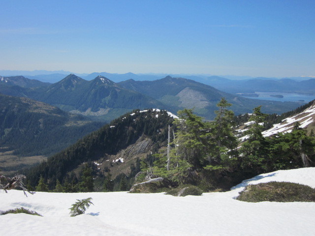 This view of Kupreanof Island is part of the 16.8-million-acre Tongass National Forest, which is managed by the U.S. Forest Service.