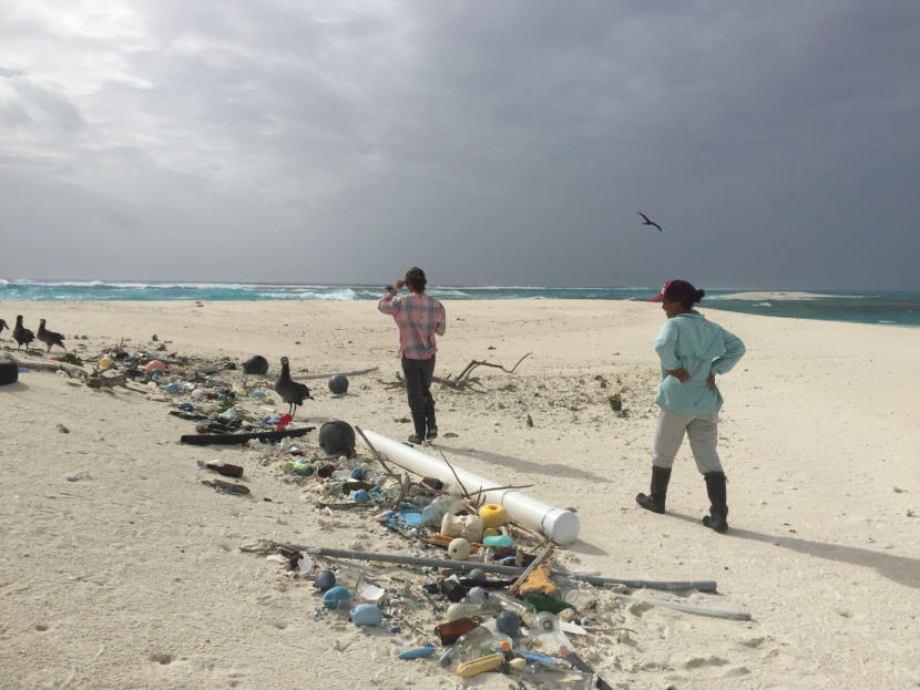 The small community of researchers who live on Kure Atoll in Hawaii continually collect nets, entanglement hazards, and other debris from its beaches.